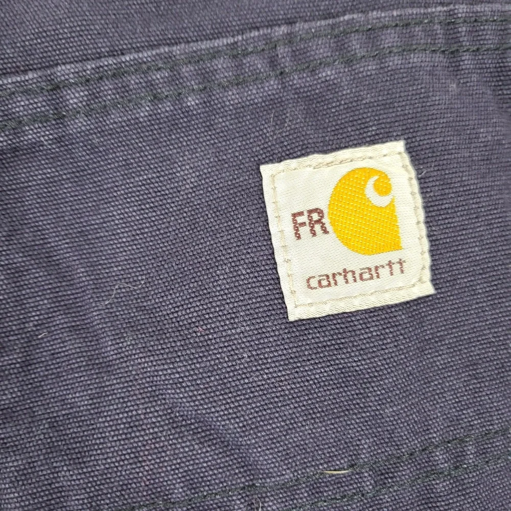 Carhartt Mens FRB240 DNY Flame Resistant Canvas Cargo‎ Pants Dark Navy NWT 44x32